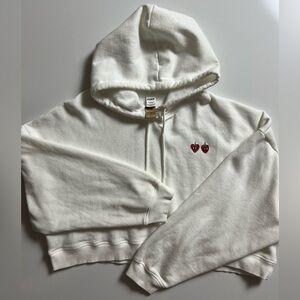 NWT PINK VS Everyday Fleece Cropped Hoodie, Size XXL